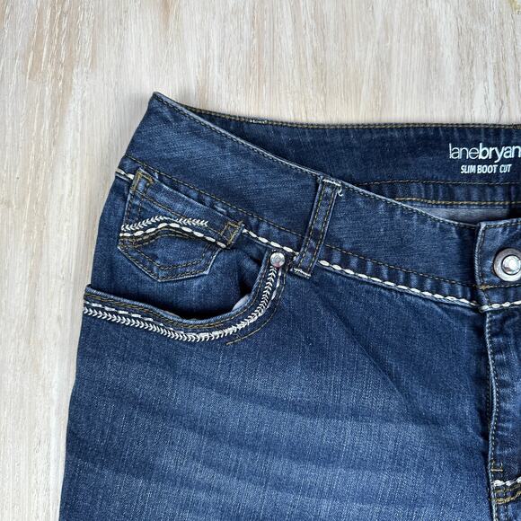Lane Bryant Slim Bootcut Genius Fit Stretch Casual Basic Everyday Denim Jeans 16 - Picture 6 of 15